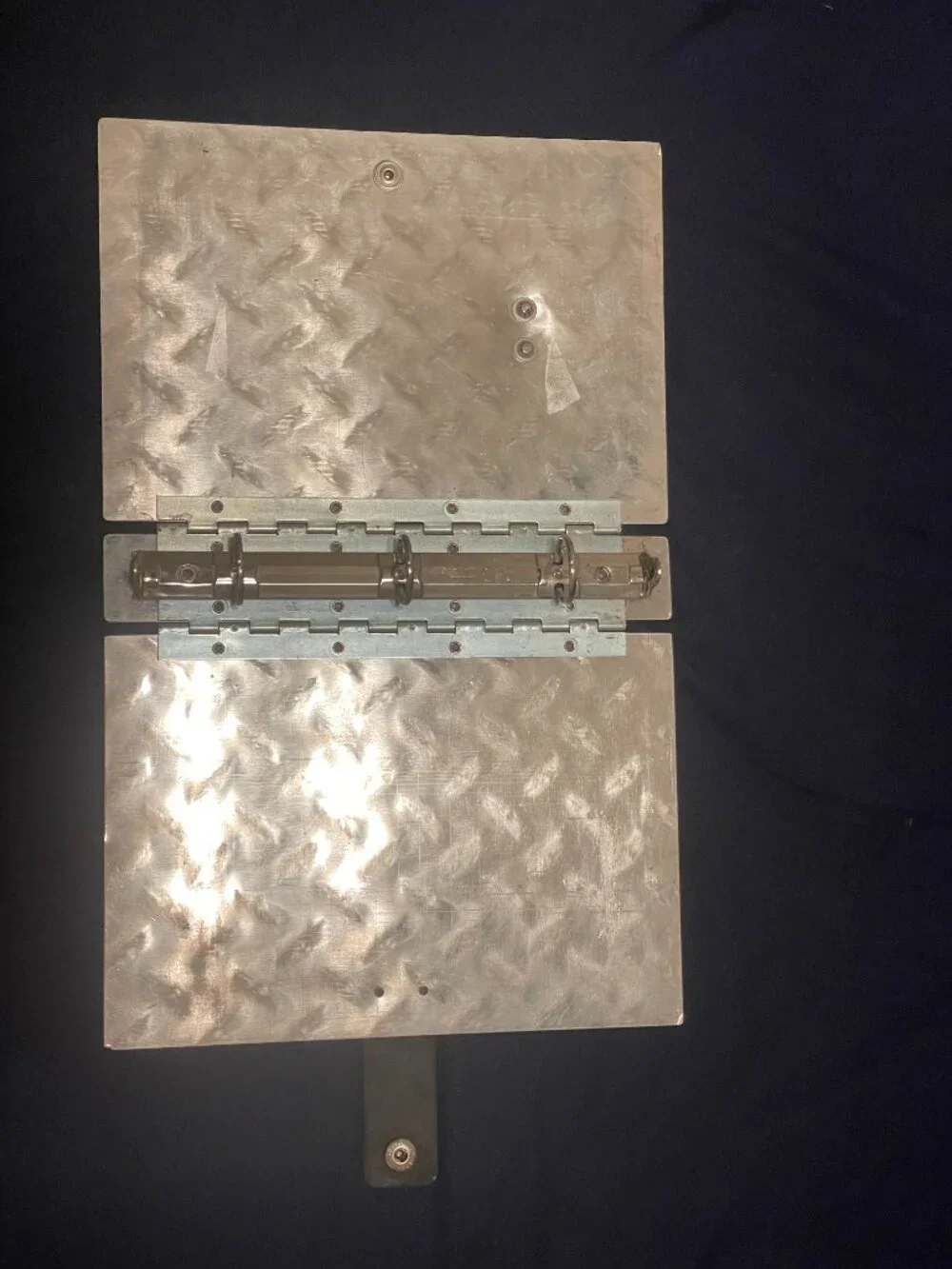 Harley-Davidson Diamond Plate Metal Notebook Case